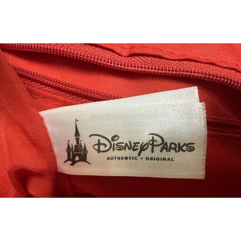 Disney Parks Paris Minnie Mouse black white stripe polkadot backpack - Picture 6 of 14
